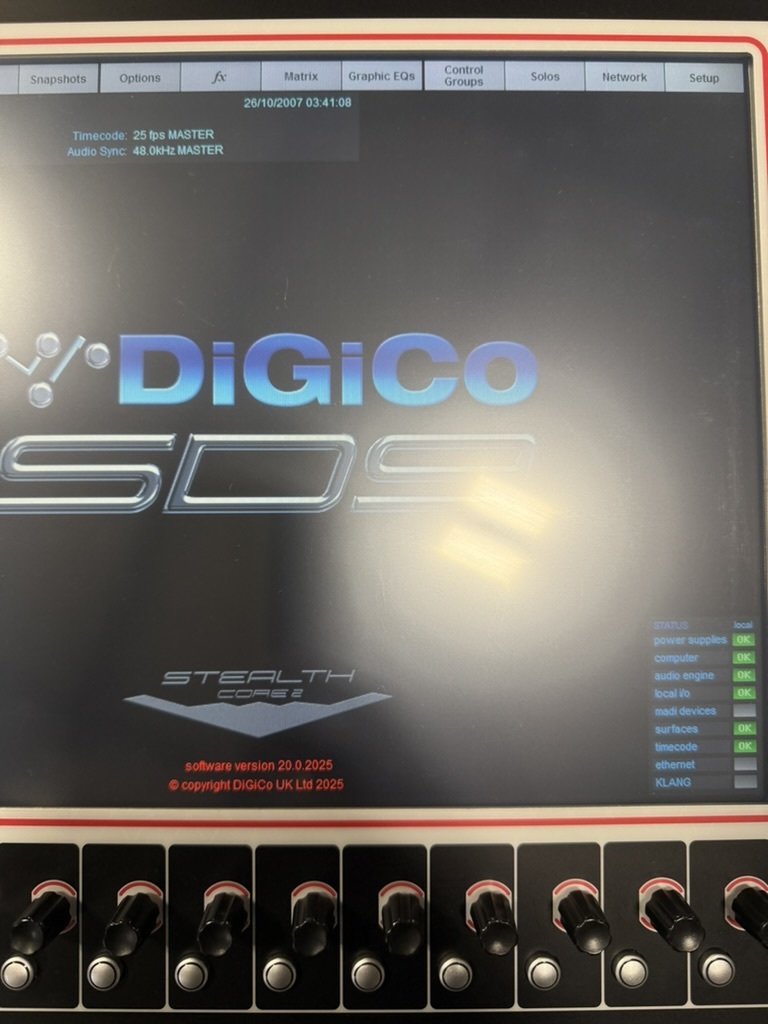 Used DiGiCo SD9 for sale