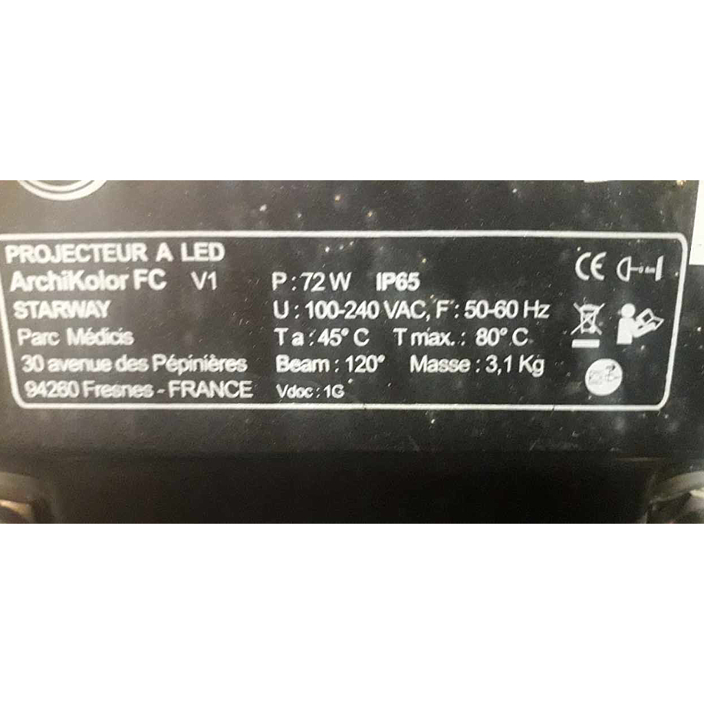 Used StarWay ARCHIKOLOR 60FC IP65 Kit for sale
