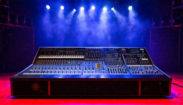 Yamaha Rivage PM5 digital mixing console in touring configuration
