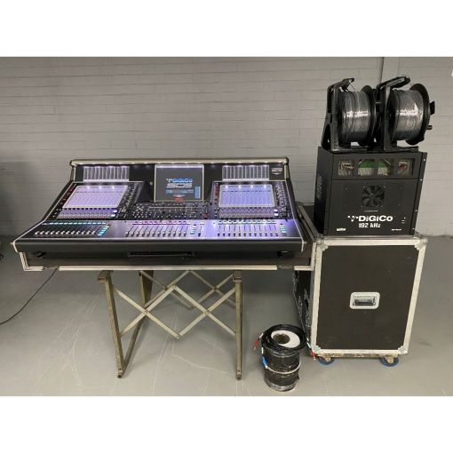 Used Digico SD5 w/ SD Rack (56/32/8AES) and 2x 150m HMA Optocore for sale