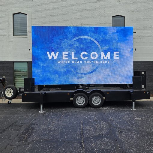 Used TURNKEY 2023 Mobile LED Screen Trailer for sale