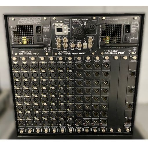 Used Digico SD10, SD Rack (56/32/8AES), 2x 150m HMA Optocore package for sale