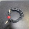Used RS PRO Female 3 Pin XLR to Male 3 Pin XLR Cable, Black, 10m for sale