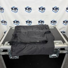 Used Drape 4m x 4m Black for sale