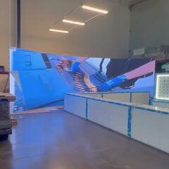 Used Mirackle P2.5 Indoor Curved LED Video Wall System for sale