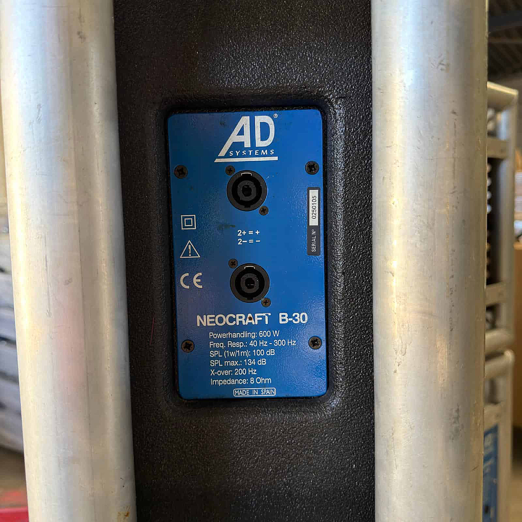 Used AD Systems NEOcraft Sound System for sale