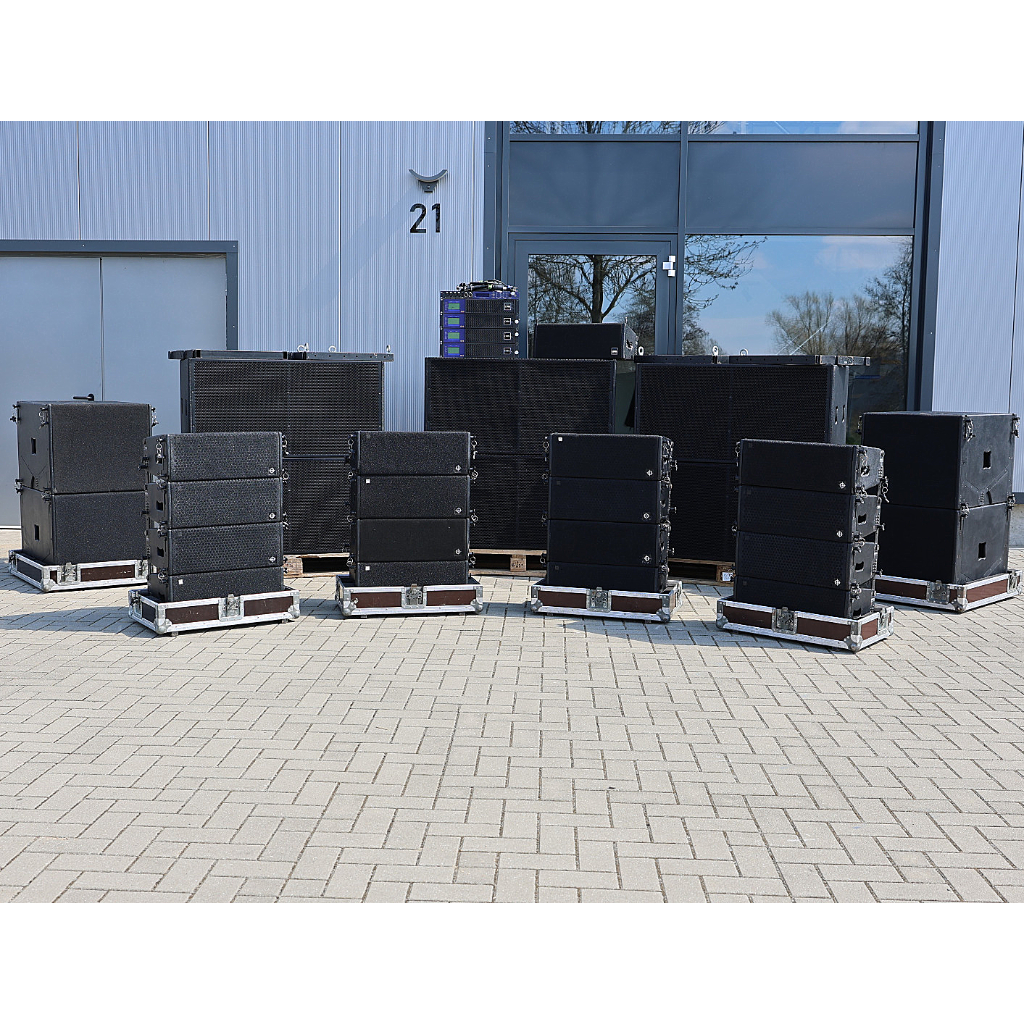 Used Coda Audio LA8 Line Array LA8 Sub, PW418 Package for sale