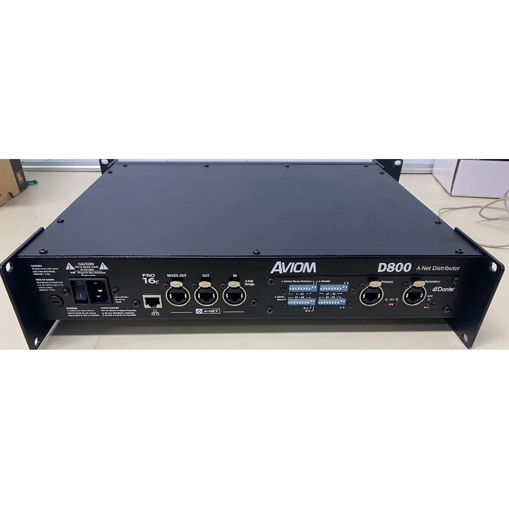 Used Aviom A360 System 1x D800-Dante, 8x A360 for sale
