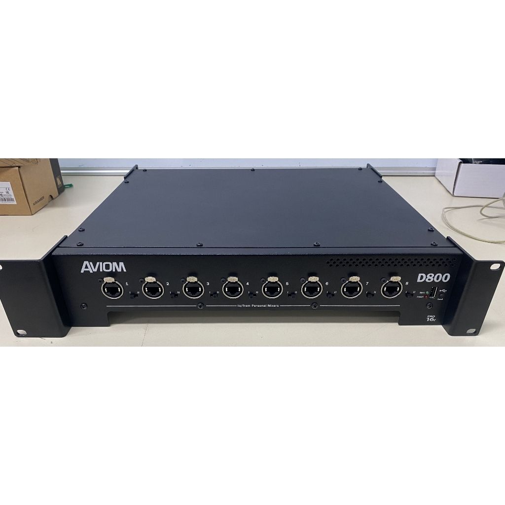Used Aviom A360 System 1x D800-Dante, 8x A360 for sale