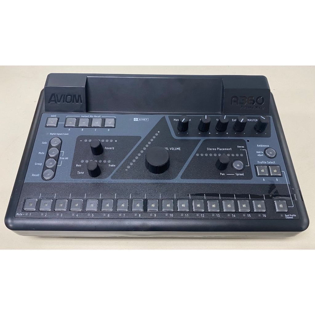 Used Aviom A360 System 1x D800-Dante, 8x A360 for sale
