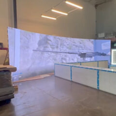 Used Mirackle P2.5 Indoor Curved LED Video Wall System for sale