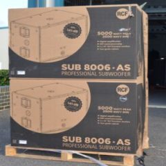 RCF 8006-AS Subs (Brand new in boxes)