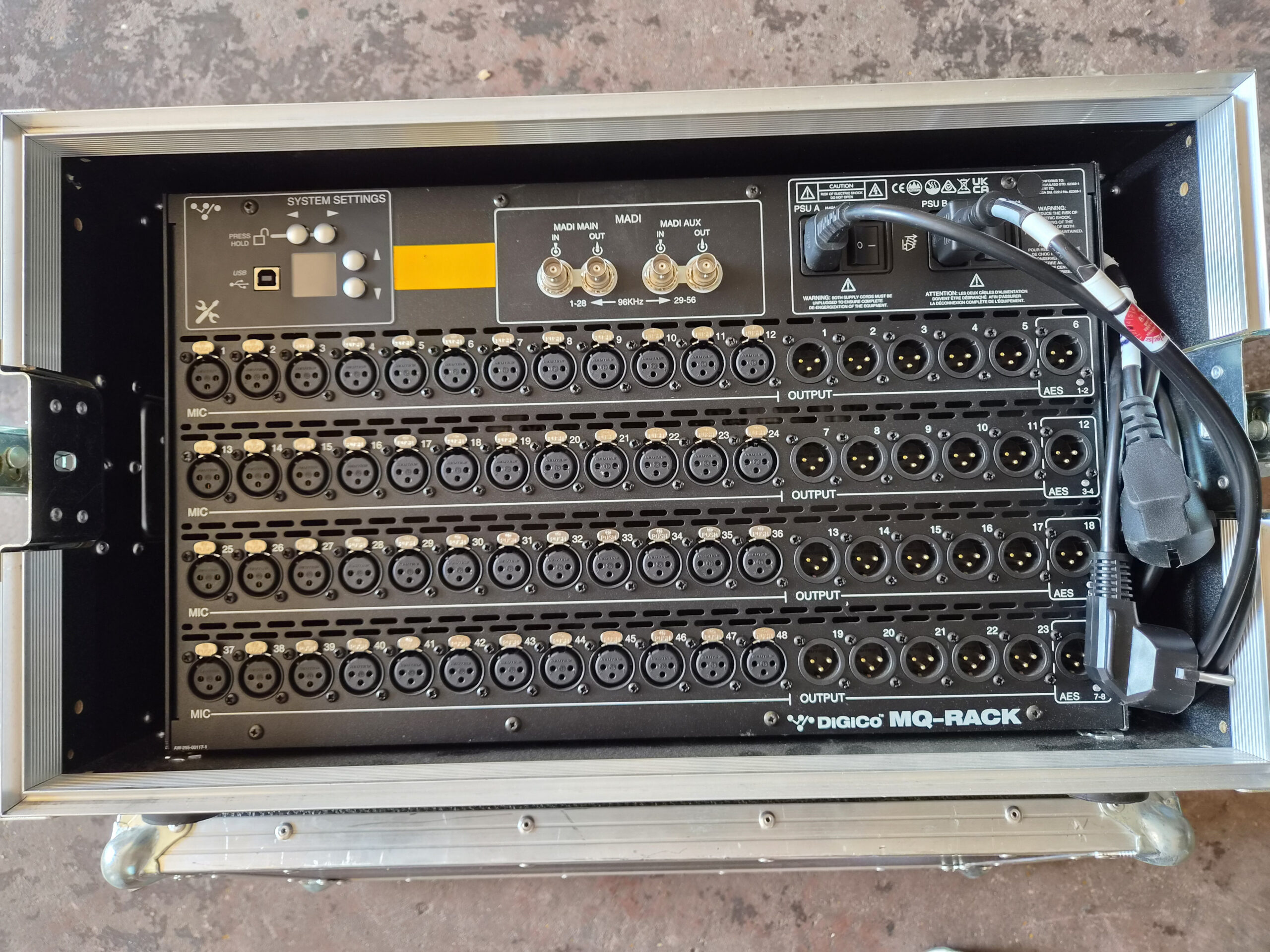 Used DiGiCo Quantum 225 Pulse + HMA + Waves with MQ Rack for sale
