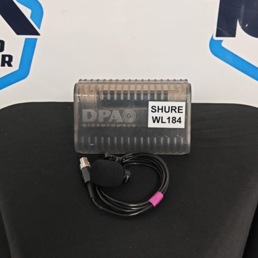 Used Shure WL184SHU Black Supercardioid Lavalier Microphone TA4 for sale