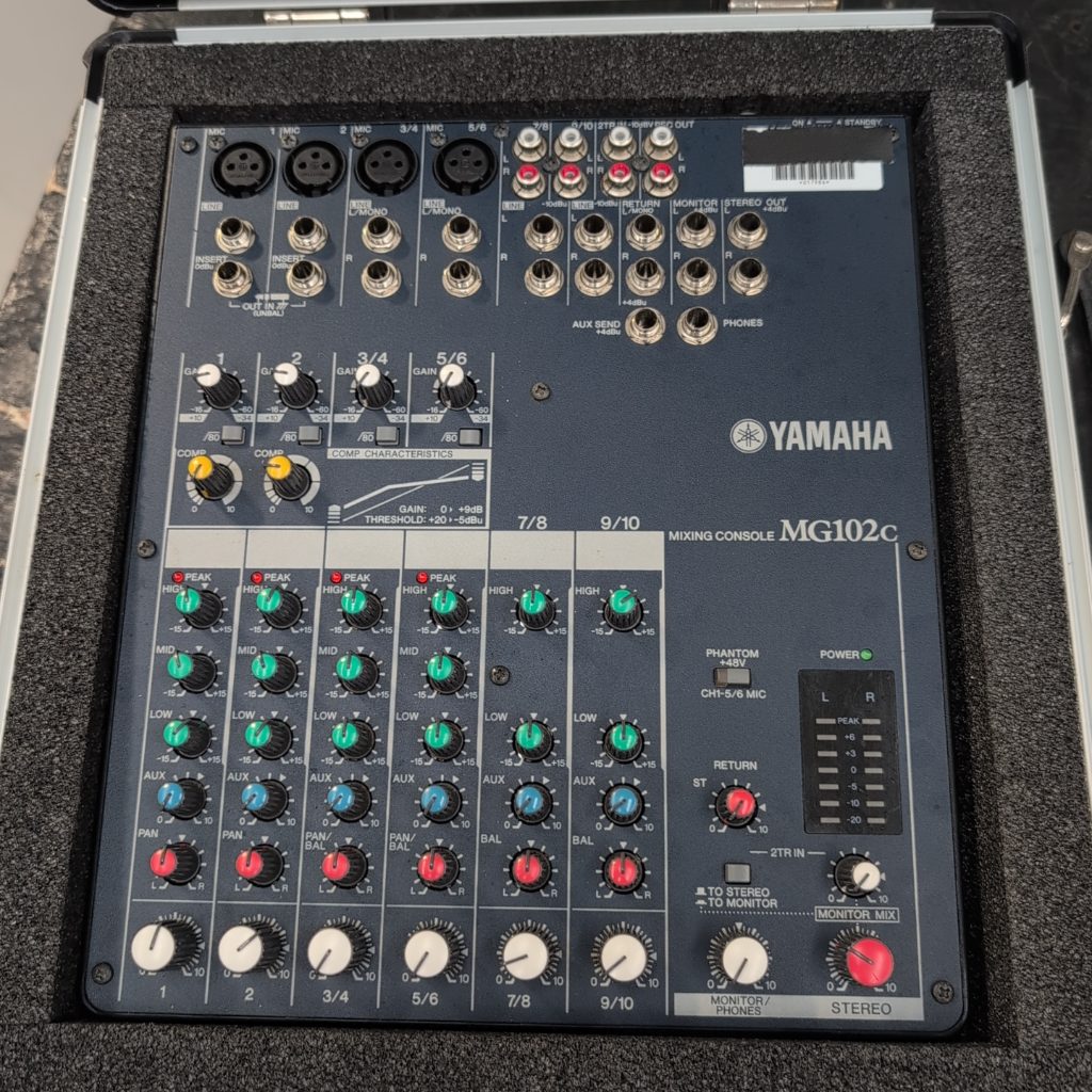 Used Yamaha MG102C 10-Channel Analog Mixing Console for sale