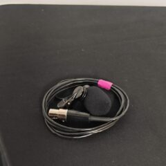 Used Shure WL184SHU Black Supercardioid Lavalier Microphone TA4 for sale