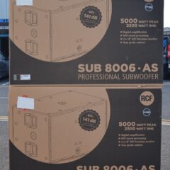 Used RCF 8006-AS Subs (Brand new in boxes) for sale