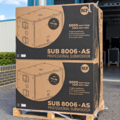 Used RCF 8006-AS Subs (Brand new in boxes) for sale