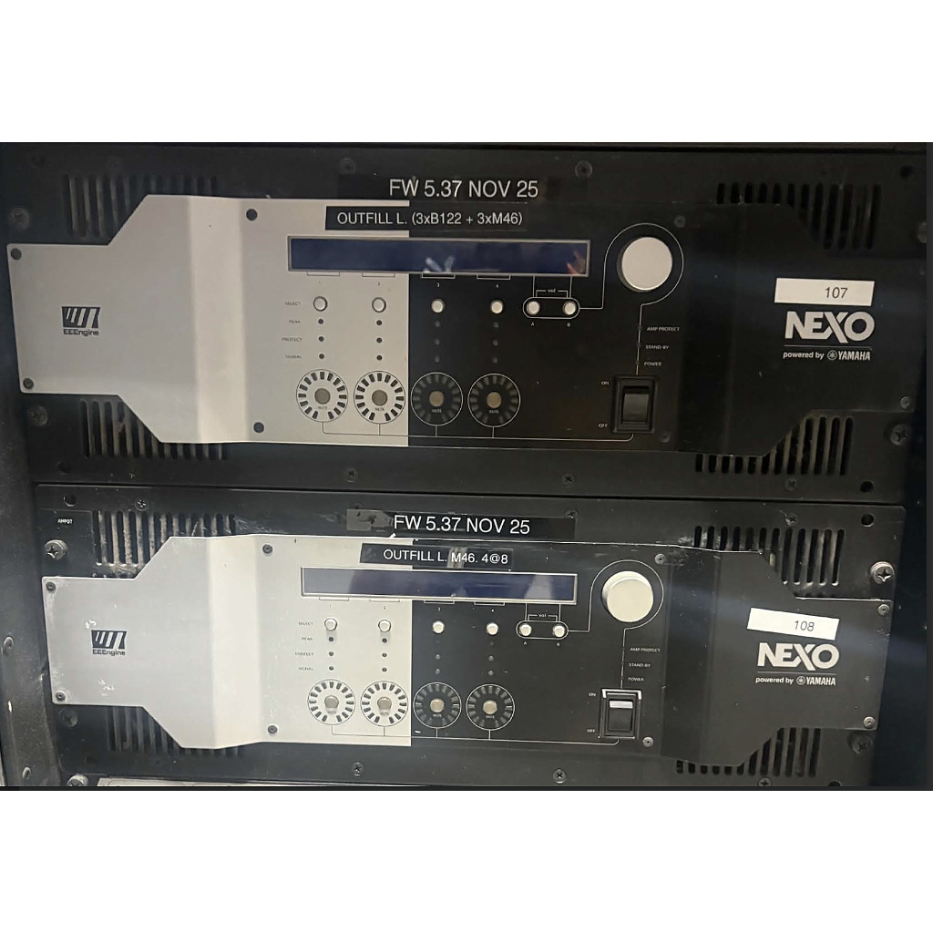 Used Nexo P12 and Nexo NXAMP4x4 for sale