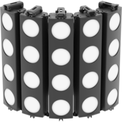 Used Prolights ArenaCob 4FC 4x75W RGBW IP65 LED Blinder for sale
