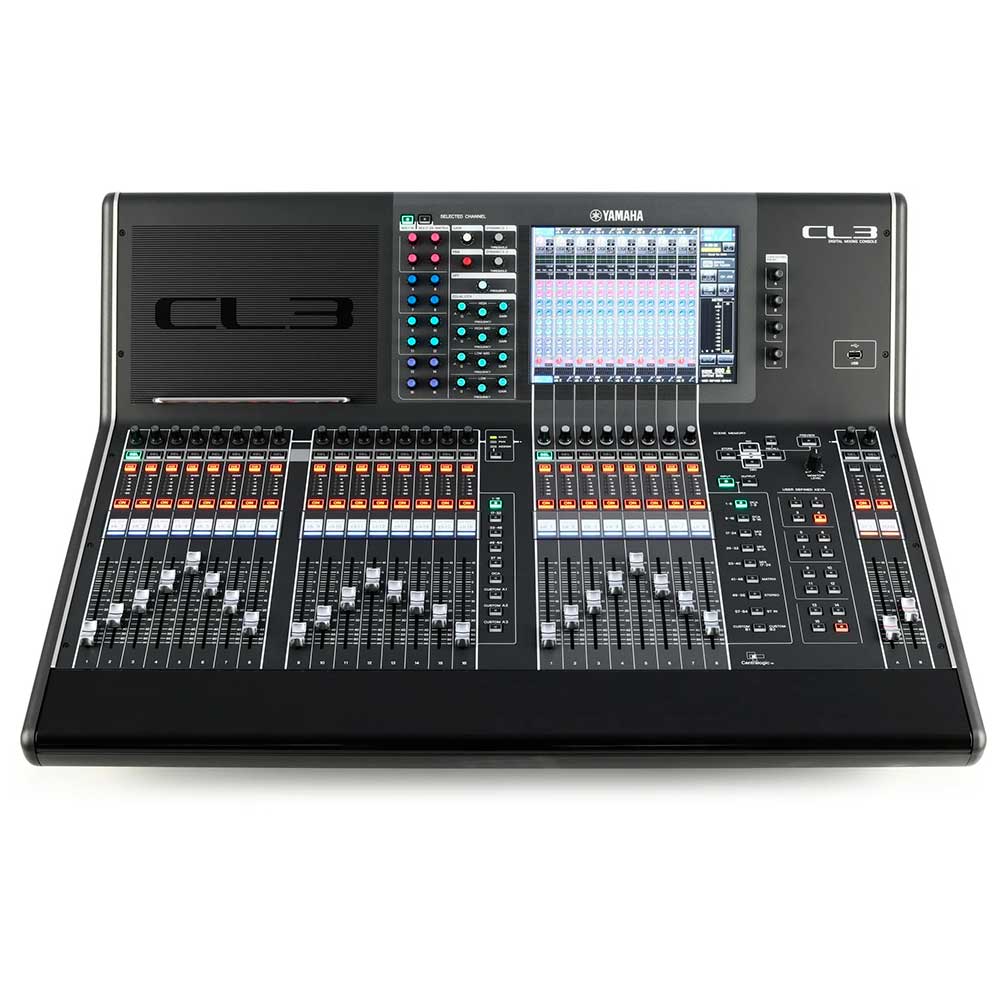 Used Yamaha CL3 with flight case + 2 RIO 1608-D2 for sale