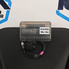 Used Shure WL184SHU Black Supercardioid Lavalier Microphone TA4 for sale