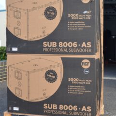 Used RCF 8006-AS Subs (Brand new in boxes) for sale