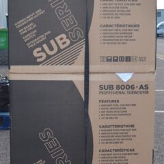 Used RCF 8006-AS Subs (Brand new in boxes) for sale