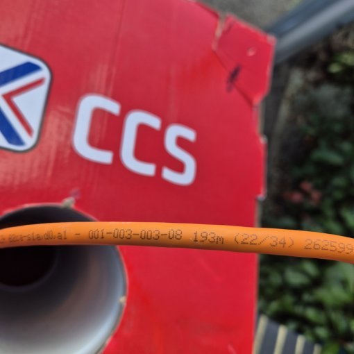 Used CAT6 cable reel 193m for sale