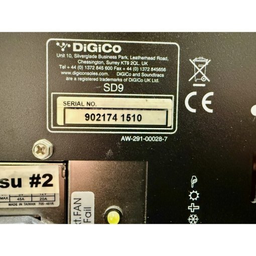 Used DiGiCo SD9 for sale