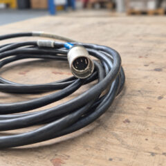 Used DMX cable, 5-pin XLR male to female, 4m, lot of 5 for sale