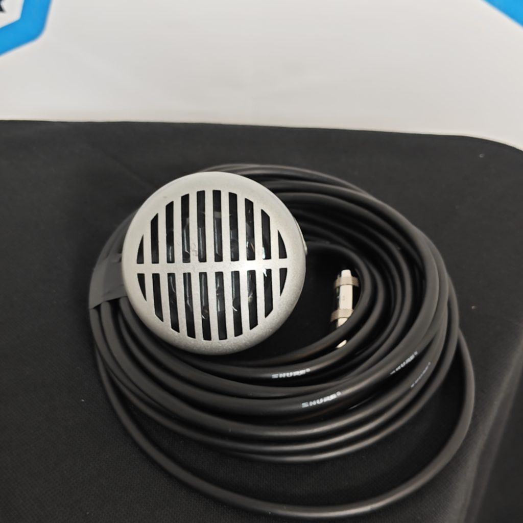 Used Shure 520DX Cardioid Dynamic Harmonica Microphone, Green Bullet with Volume Control for sale