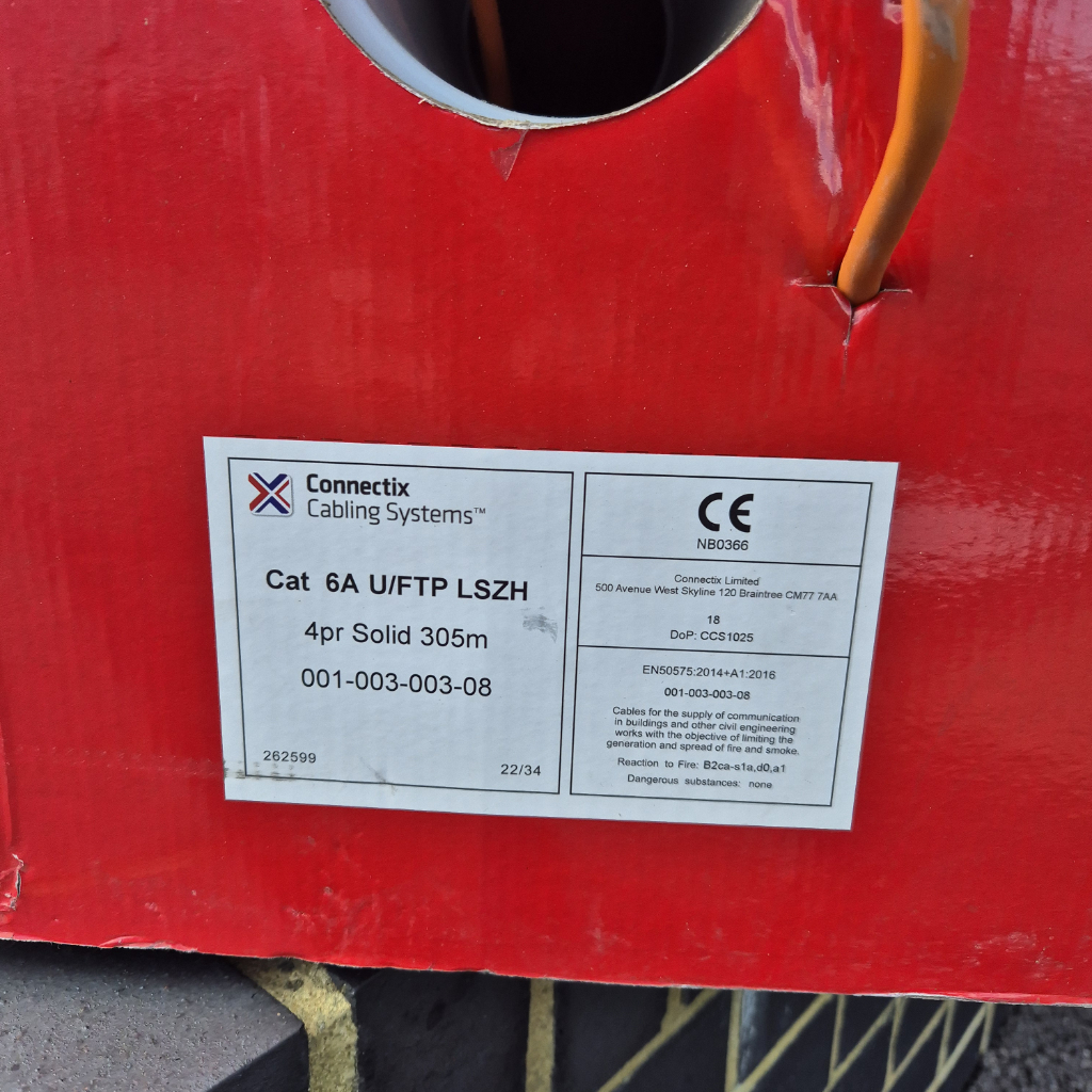 Used CAT6 cable reel 188m (box 3) for sale