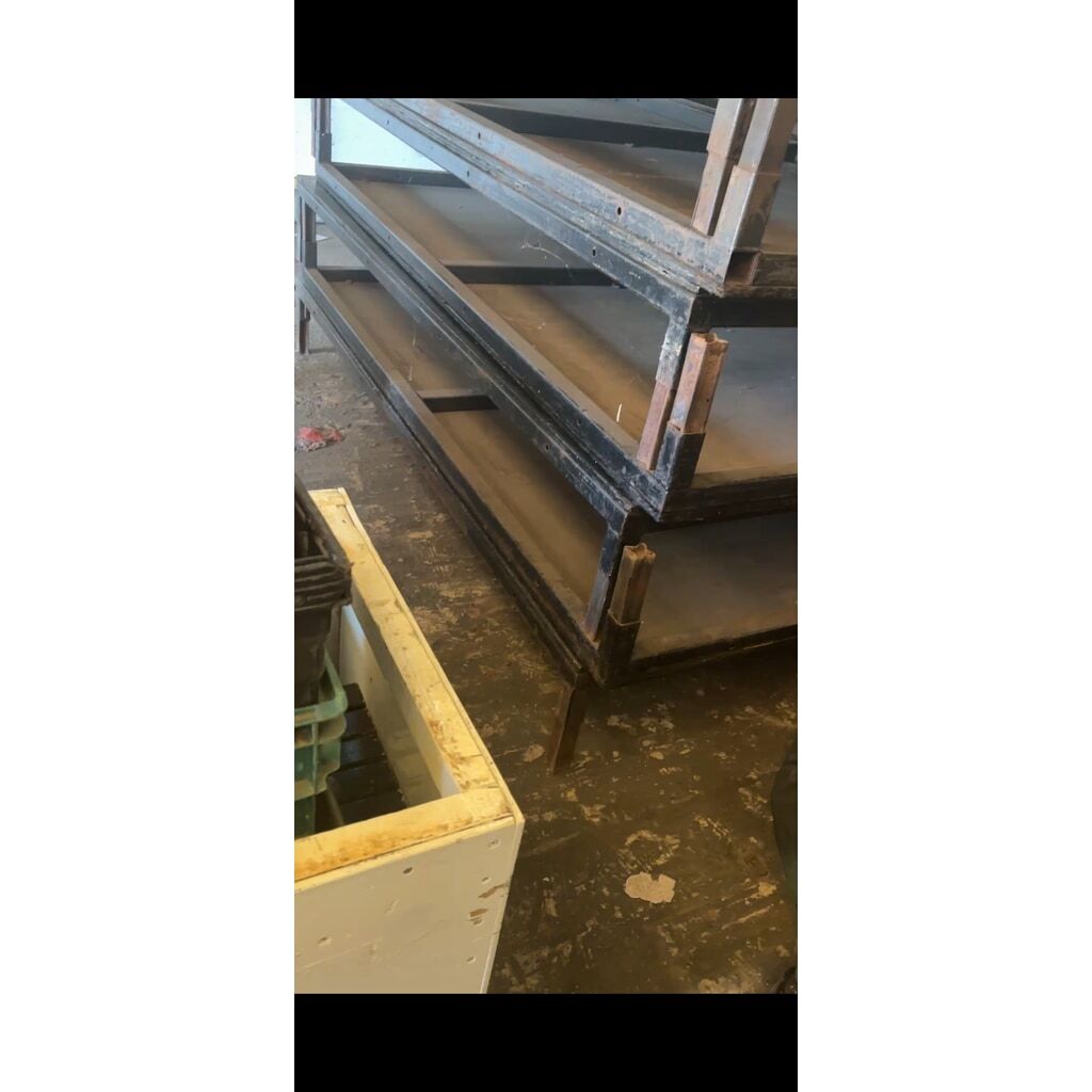 Used 24 x 20 foot heavy duty stage with 36 ft ramp for sale