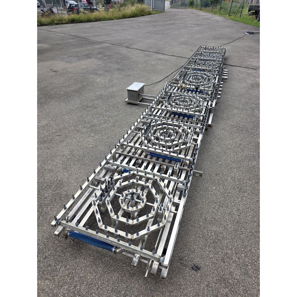 Used Dancing Waters Stainless Steel Musical Fountain System, 7-Piece Modular with Swivel Motor (Export Only) for sale