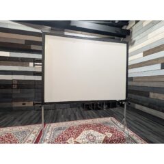 Used Fast Fold Projection Screen 6ft x 8ft for sale