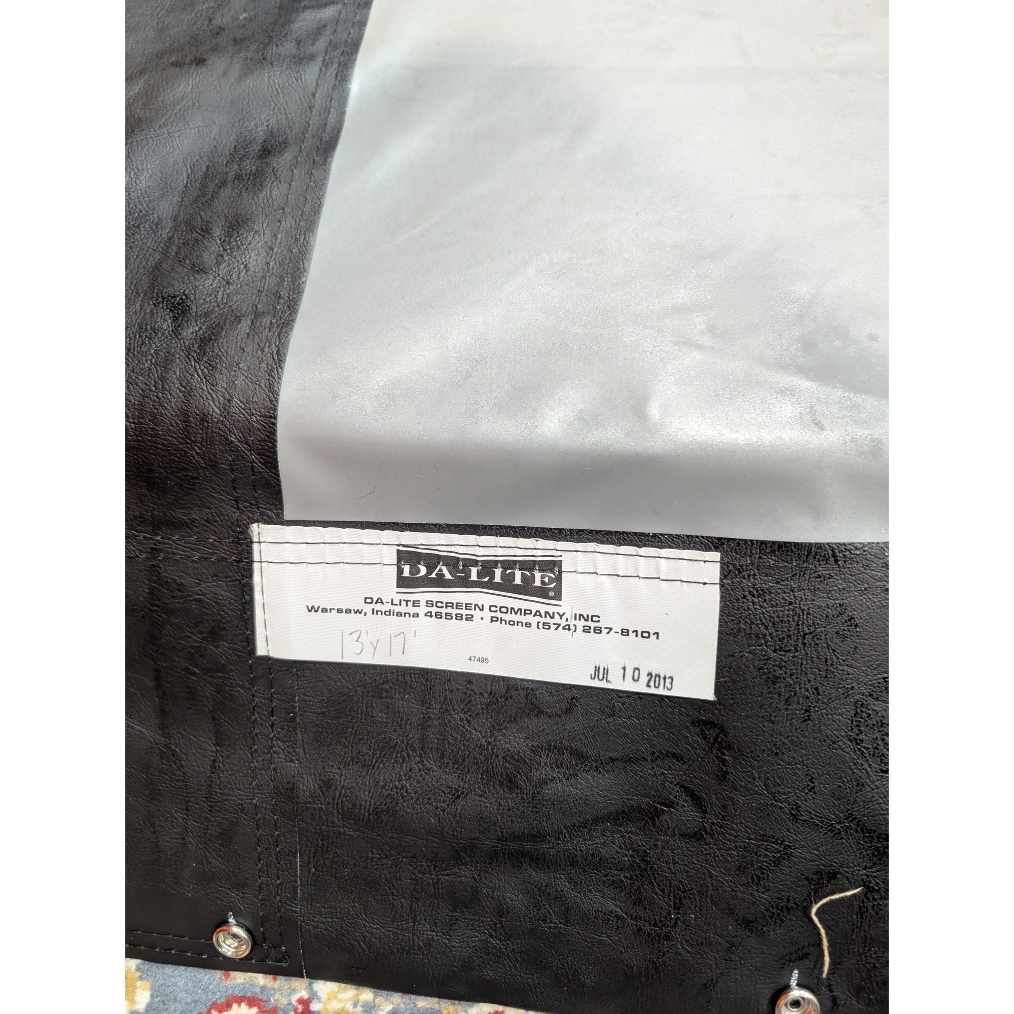 Used Fast Fold Projection Screen 13ft x 17ft for sale