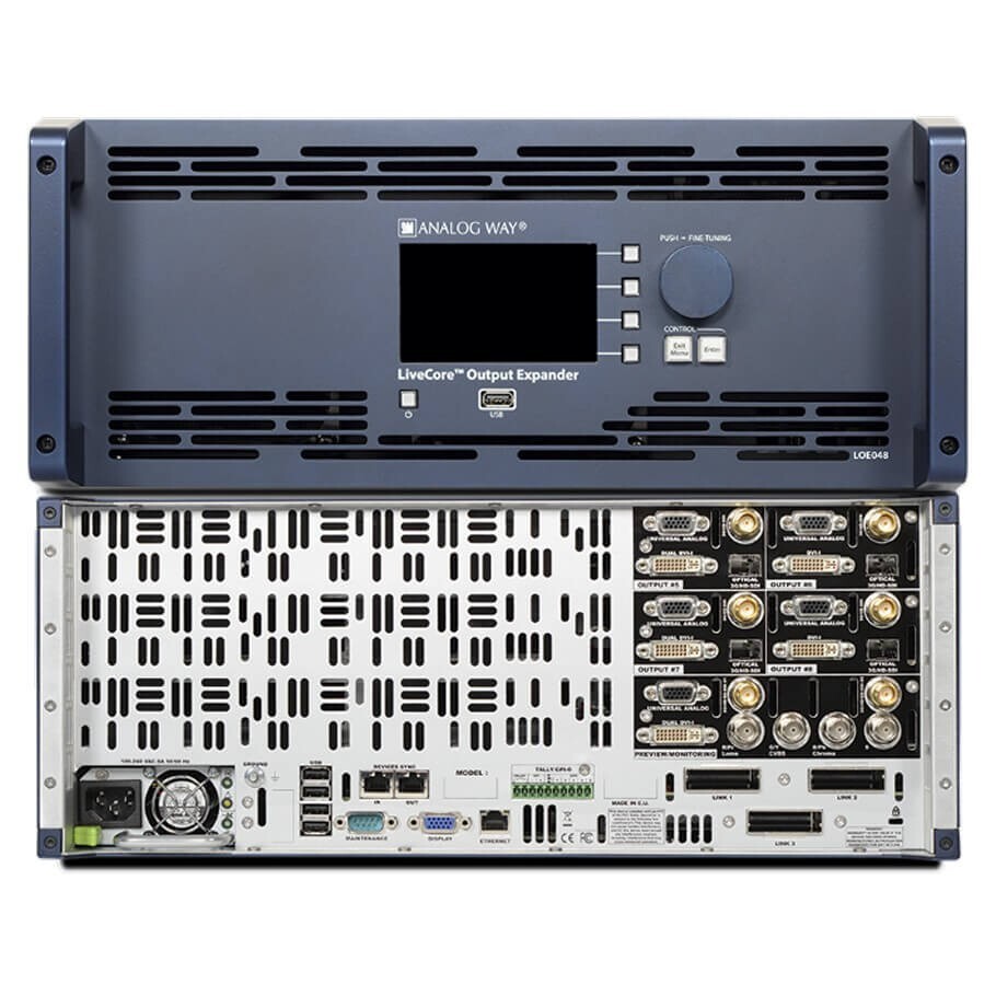 Used Analog Way LiveCore Output Expander 48-4K for sale