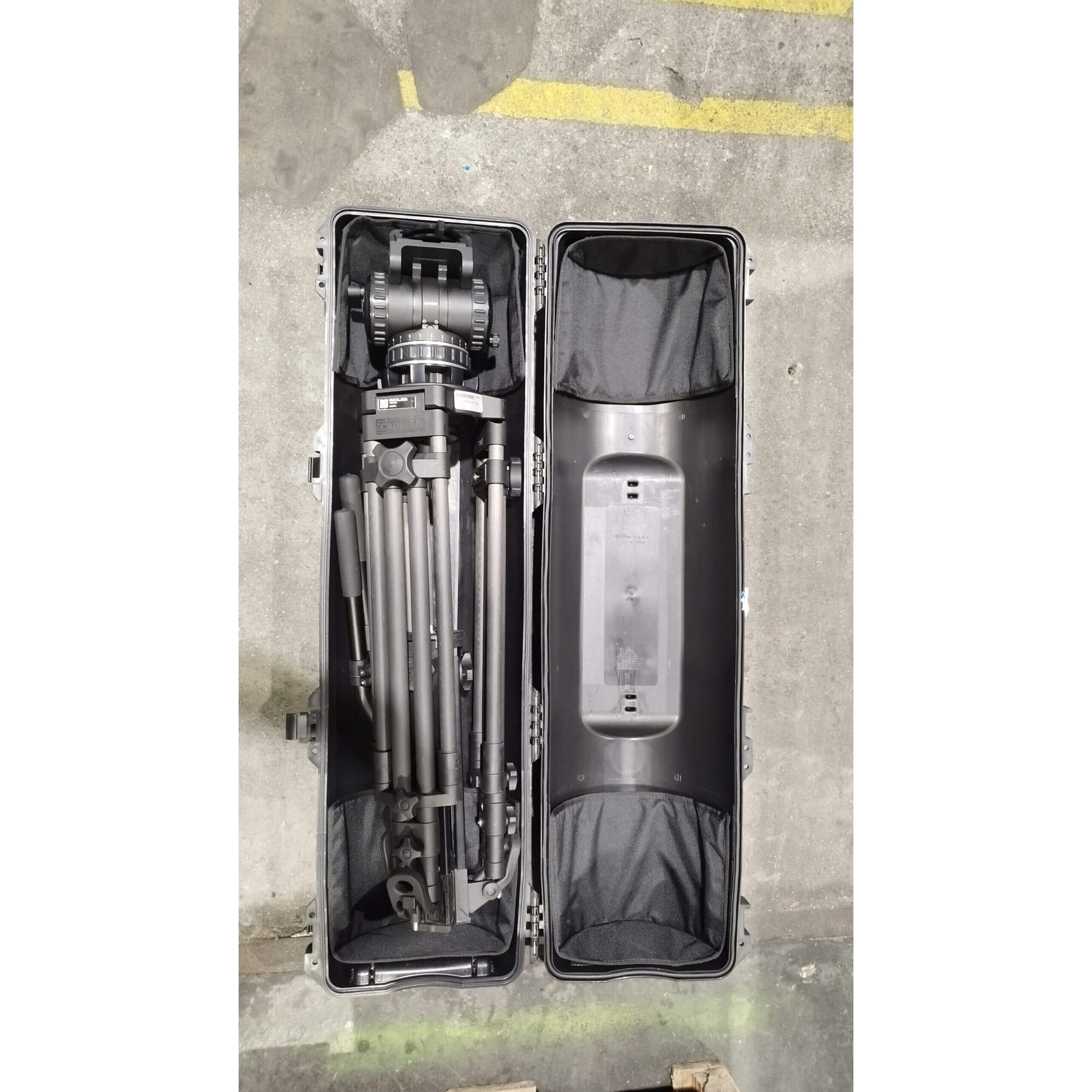 Used Cartoni C20-S Fluid Head with Studio Tripod for sale
