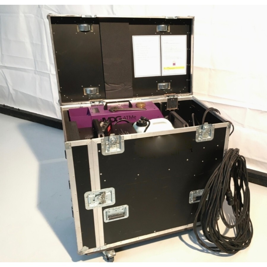 Used MDG ATMe Haze Generator with Antari M-10 and AF-1 Fan for sale