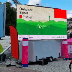 Used ScreenLED Mobile LED Screen Trailer 7m x 4m (28 sqm) P5.95 for sale